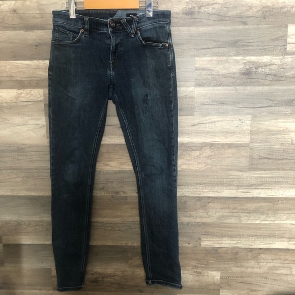 Volcolm 2x4 Dark Wash Skinny Denim Jeans Size 30 - Picture 4 of 9